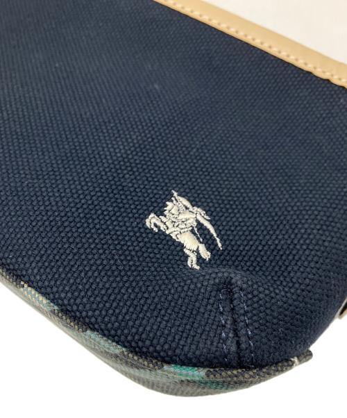 BURBERRY BLUE LABEL（バーバリー ブルー レーベル）BURBERRY BLUE LABEL (バーバリーロンドンブルーレーベル) 2WAYバッグ ネイビーの古着・服飾アイテム