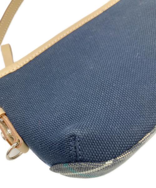 BURBERRY BLUE LABEL（バーバリー ブルー レーベル）BURBERRY BLUE LABEL (バーバリーロンドンブルーレーベル) 2WAYバッグ ネイビーの古着・服飾アイテム
