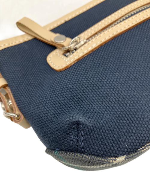 BURBERRY BLUE LABEL（バーバリー ブルー レーベル）BURBERRY BLUE LABEL (バーバリーロンドンブルーレーベル) 2WAYバッグ ネイビーの古着・服飾アイテム