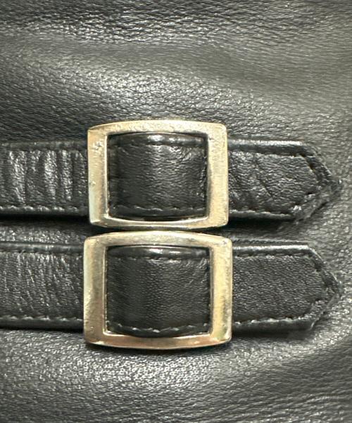 HORN WORKS（ホーンワークス）HORN WORKS (ホーンワークス) ダブルライダースジャケット ブラック サイズ:Lの古着・服飾アイテム