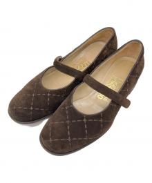 Salvatore Ferragamo（サルヴァトーレ フェラガモ）の古着「パンプス」｜ブラウン