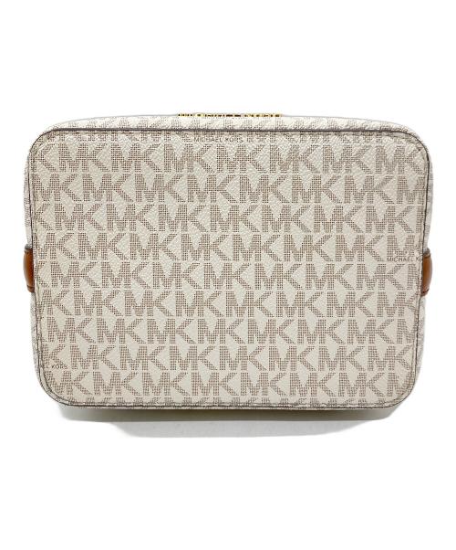 MICHAEL KORS（マイケル・コース）MICHAEL KORS (マイケル・コース) ショルダーバッグ ブラウン×ホワイトの古着・服飾アイテム