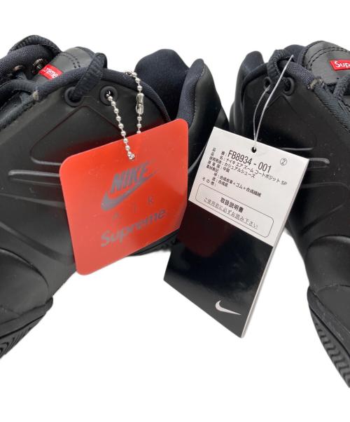 NIKE（ナイキ）NIKE (ナイキ) SUPREME (シュプリーム) ハイカットスニーカー ブラック サイズ:26.5cm 未使用品の古着・服飾アイテム