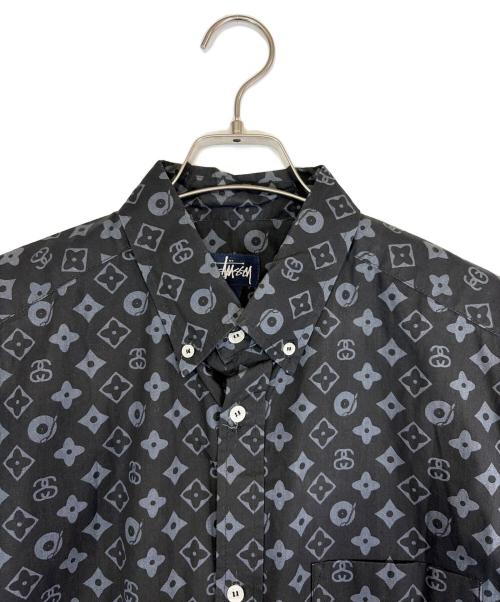 stussy（ステューシー）stussy (ステューシー) 半袖シャツ ブラック サイズ:SIZE Lの古着・服飾アイテム