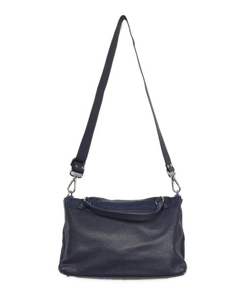 zanellato（ザネラート）ZANELLATO (ザネラート) 2WAYショルダーバッグ ネイビーの古着・服飾アイテム