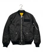 DIESELディーゼル）の古着「MA-1ジャケット」｜ブラック