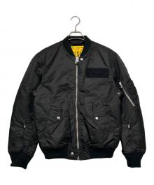 DIESEL（ディーゼル）の古着「MA-1ジャケット」｜ブラック