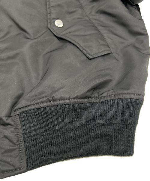 DIESEL（ディーゼル）DIESEL (ディーゼル) MA-1ジャケット ブラック サイズ:SIZE Mの古着・服飾アイテム