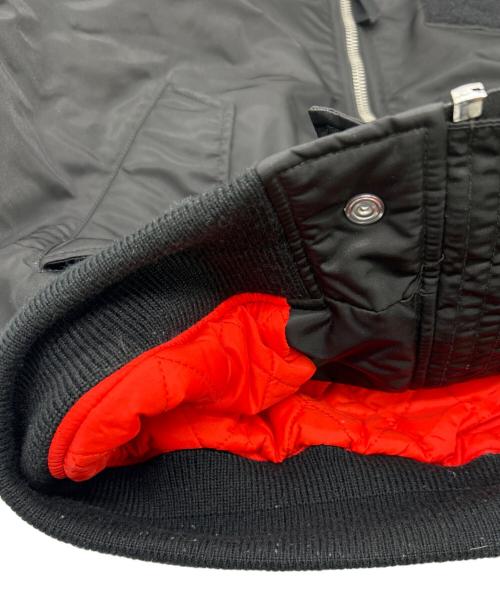 DIESEL（ディーゼル）DIESEL (ディーゼル) MA-1ジャケット ブラック サイズ:SIZE Mの古着・服飾アイテム