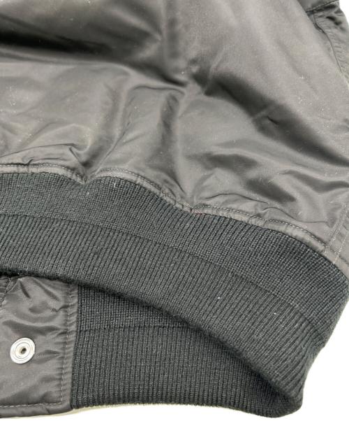 DIESEL（ディーゼル）DIESEL (ディーゼル) MA-1ジャケット ブラック サイズ:SIZE Mの古着・服飾アイテム