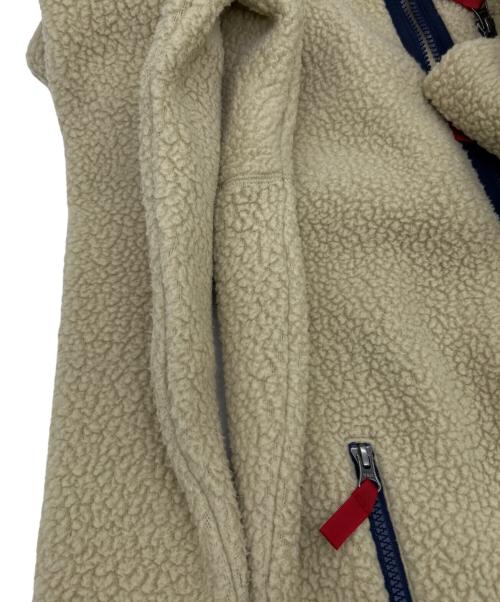 Patagonia（パタゴニア）Patagonia (パタゴニア) レトロパイルスジャケット ベージュ×ネイビー サイズ:SIZE Mの古着・服飾アイテム