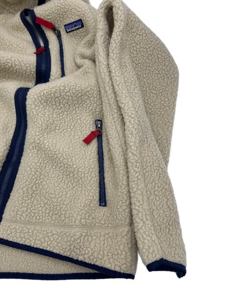 Patagonia（パタゴニア）Patagonia (パタゴニア) レトロパイルスジャケット ベージュ×ネイビー サイズ:SIZE Mの古着・服飾アイテム