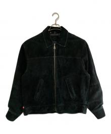 Dickies（ディッキーズ）の古着「スウェードジャケット」｜ブラック