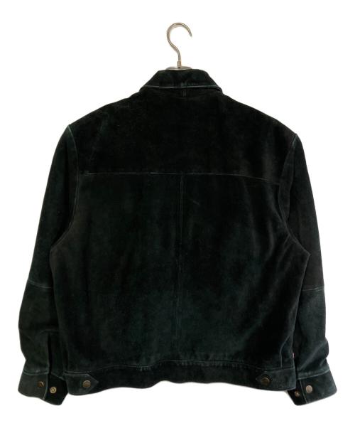 Dickies（ディッキーズ）Dickies (ディッキーズ) スウェードジャケット ブラック サイズ:Lの古着・服飾アイテム