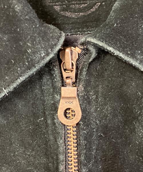 Dickies（ディッキーズ）Dickies (ディッキーズ) スウェードジャケット ブラック サイズ:Lの古着・服飾アイテム