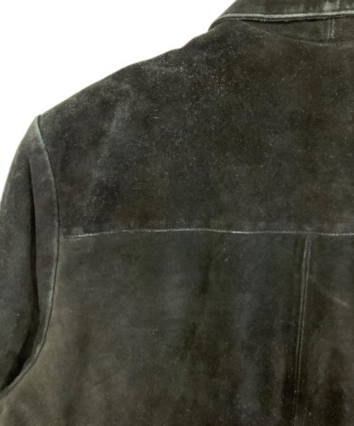 Dickies（ディッキーズ）Dickies (ディッキーズ) スウェードジャケット ブラック サイズ:Lの古着・服飾アイテム