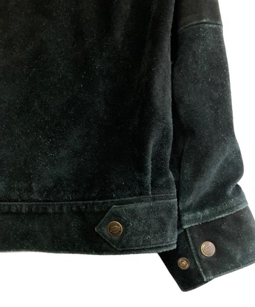 Dickies（ディッキーズ）Dickies (ディッキーズ) スウェードジャケット ブラック サイズ:Lの古着・服飾アイテム