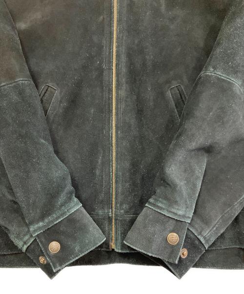 Dickies（ディッキーズ）Dickies (ディッキーズ) スウェードジャケット ブラック サイズ:Lの古着・服飾アイテム