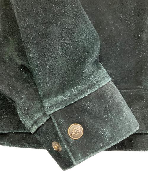 Dickies（ディッキーズ）Dickies (ディッキーズ) スウェードジャケット ブラック サイズ:Lの古着・服飾アイテム