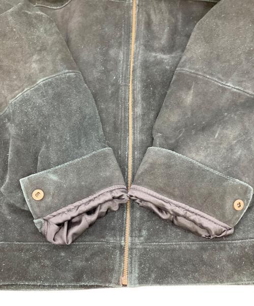 Dickies（ディッキーズ）Dickies (ディッキーズ) スウェードジャケット ブラック サイズ:Lの古着・服飾アイテム