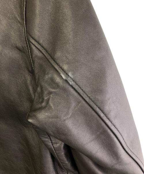 ARROW（アロー）ARROW (アロー) レザージャケット ブラック サイズ:Lの古着・服飾アイテム