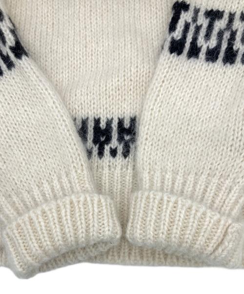 BATONER（バトナ―）BATONER (バトナ―) 厚手ニット ホワイト×ブラック サイズ:SIZE 3の古着・服飾アイテム