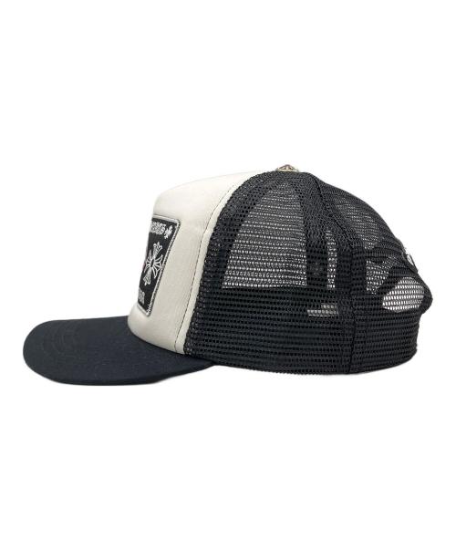 CHROME HEARTS（クロムハーツ）CHROME HEARTS (クロムハーツ) チョンパー トラッカーキャップ ブラック×ホワイト サイズ:OSの古着・服飾アイテム