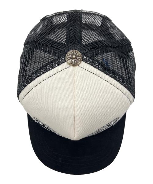 CHROME HEARTS（クロムハーツ）CHROME HEARTS (クロムハーツ) チョンパー トラッカーキャップ ブラック×ホワイト サイズ:OSの古着・服飾アイテム