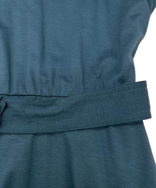 BLUE LABEL CRESTBRIDGE（ブルーレーベルクレストブリッジ）BLUE LABEL CRESTBRIDGE (ブルーレーベルクレストブリッジ) 長袖ワンピース グリーン サイズ:SIZE Mの古着・服飾アイテム