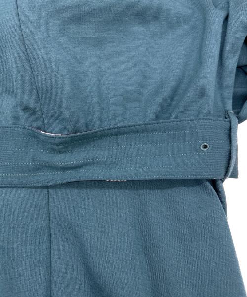 BLUE LABEL CRESTBRIDGE（ブルーレーベルクレストブリッジ）BLUE LABEL CRESTBRIDGE (ブルーレーベルクレストブリッジ) 長袖ワンピース グリーン サイズ:SIZE Mの古着・服飾アイテム