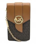 MICHAEL KORSマイケル・コース）の古着「ショルダーポーチ」｜ブラウン