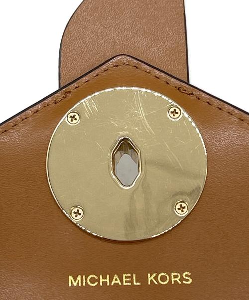 MICHAEL KORS（マイケル・コース）MICHAEL KORS (マイケル・コース) ショルダーポーチ ブラウンの古着・服飾アイテム