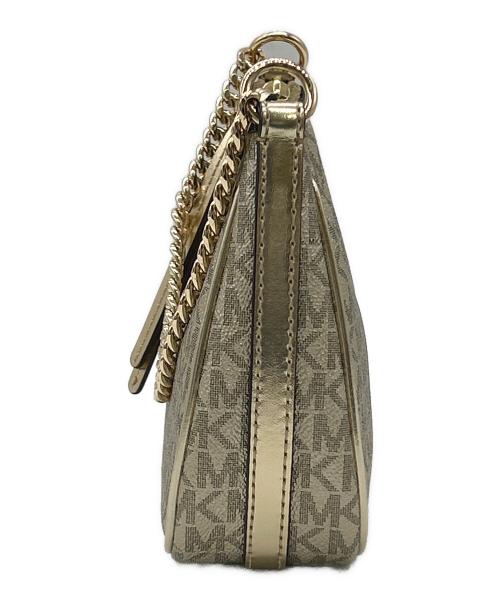MICHAEL KORS（マイケル・コース）MICHAEL KORS (マイケル・コース) ハンドバッグ ゴールドの古着・服飾アイテム