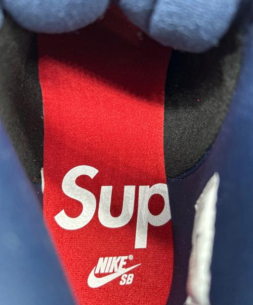 NIKE（ナイキ）NIKE (ナイキ) Supreme (シュプリーム) ローカットスニーカー レッド×ネイビー サイズ:SIZE 26.5cm 未使用品の古着・服飾アイテム