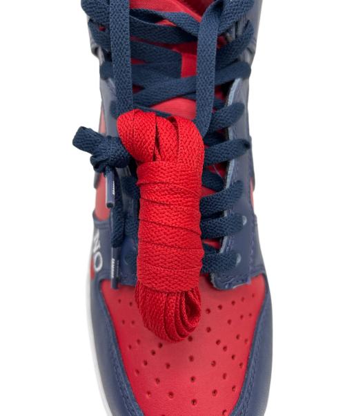 NIKE（ナイキ）NIKE (ナイキ) Supreme (シュプリーム) ローカットスニーカー レッド×ネイビー サイズ:SIZE 26.5cm 未使用品の古着・服飾アイテム