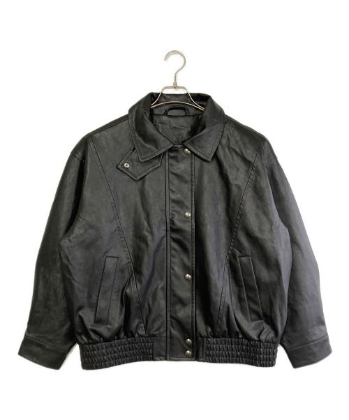 GAP（ギャップ）GAP (ギャップ) レザージャケット ブラック サイズ:Mの古着・服飾アイテム