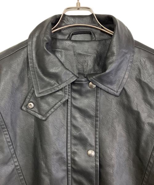 GAP（ギャップ）GAP (ギャップ) レザージャケット ブラック サイズ:Mの古着・服飾アイテム