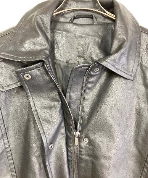 GAP（ギャップ）GAP (ギャップ) レザージャケット ブラック サイズ:Mの古着・服飾アイテム