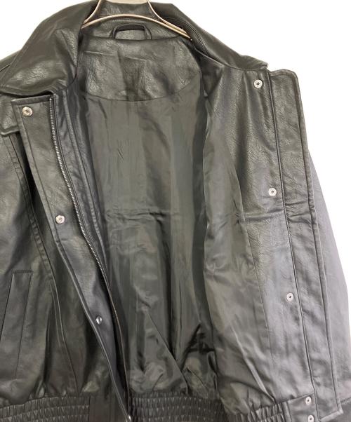 GAP（ギャップ）GAP (ギャップ) レザージャケット ブラック サイズ:Mの古着・服飾アイテム