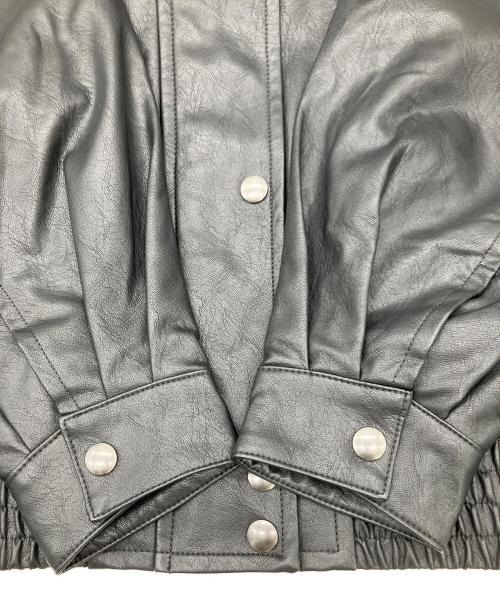 GAP（ギャップ）GAP (ギャップ) レザージャケット ブラック サイズ:Mの古着・服飾アイテム