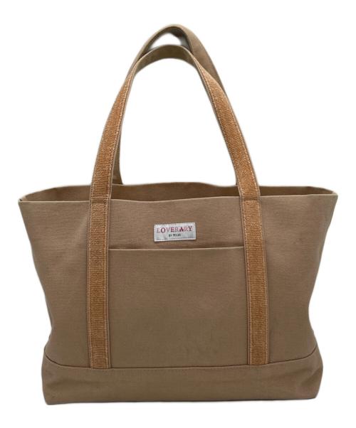 LOVERARY by FEILER（ラブラリー バイ フェイラー）LOVERARY by FEILER (ラブラリー バイ フェイラー) トートバッグ ベージュの古着・服飾アイテム
