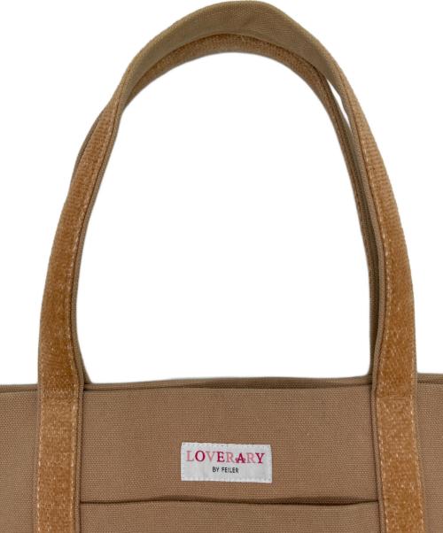 LOVERARY by FEILER（ラブラリー バイ フェイラー）LOVERARY by FEILER (ラブラリー バイ フェイラー) トートバッグ ベージュの古着・服飾アイテム