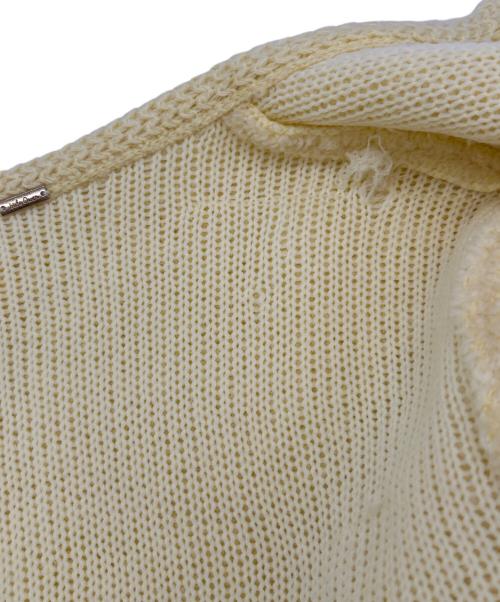 Mila Owen（ミラオーウェン）Mila Owen (ミラオーウェン) 金釦ムートンライクボアニットカーディガン イエロー サイズ:SIZE S 未使用品の古着・服飾アイテム