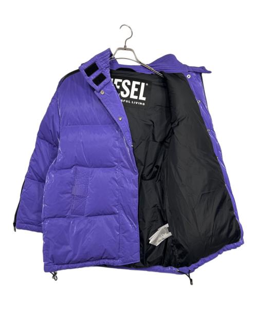 DIESEL（ディーゼル）DIESEL (ディーゼル) ダウンジャケット パープル サイズ:SIZE XSの古着・服飾アイテム