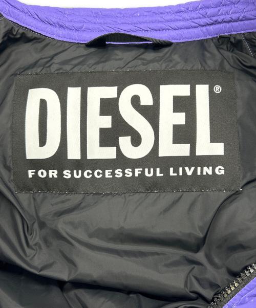 DIESEL（ディーゼル）DIESEL (ディーゼル) ダウンジャケット パープル サイズ:SIZE XSの古着・服飾アイテム