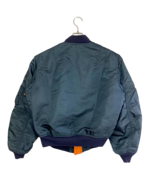 ALPHA（アルファ）ALPHA (アルファ) MA-1ジャケット ネイビー サイズ:Lの古着・服飾アイテム