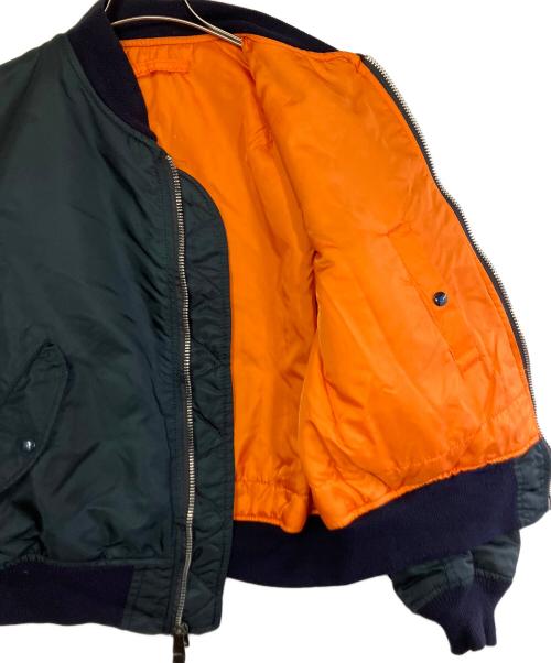 ALPHA（アルファ）ALPHA (アルファ) MA-1ジャケット ネイビー サイズ:Lの古着・服飾アイテム