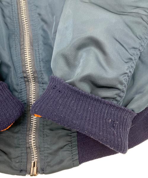 ALPHA（アルファ）ALPHA (アルファ) MA-1ジャケット ネイビー サイズ:Lの古着・服飾アイテム