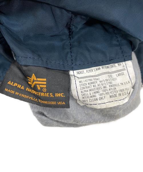 ALPHA（アルファ）ALPHA (アルファ) MA-1ジャケット ネイビー サイズ:Lの古着・服飾アイテム