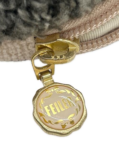 FEILER（フェイラー）FEILER (フェイラー) ポーチ ブラウンの古着・服飾アイテム
